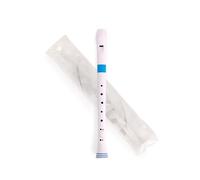 Nuvo N310RDBL Descant Soprano Recorder - White/Blue Trim