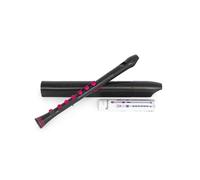 Nuvo Recorder+ with Hard Case Baroque Fingering Black and Pink