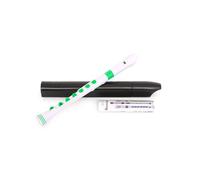 Nuvo Recorder+ with Hard Case Baroque Fingering White and Green