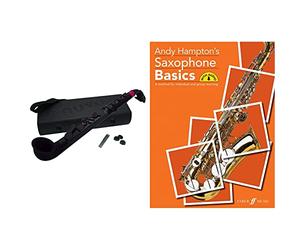 Nuvo N520JBPK jSax 2.0, Black/Pink, 7.3 cm*34.0 cm*13.4 cm & Saxophone Basics Pupil's book