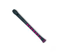 Nuvo Recorder+ with Hard Case Baroque Fingering Black and Pink