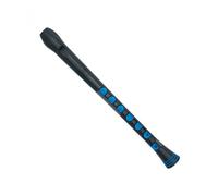 Nuvo Recorder+ with Hard CaseGerman Fingering Black and Blue