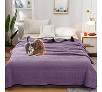 Nuvodreams Silk Cooling Blanket Queen Size,Nuvodreams Cooling Blanket Queen,Nuvo Dreams Blankets for Hot Sleepers & Night Sweats,Ultra Lightweight Summer Bedding (Purple,200 * 230cm/79 * 91in)