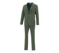 Nuvola Single-Breasted Suit - male - Manuel Ritz - Single Breasted Suits - Green - XL - Suits XL