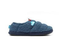 NUVOLA. Slippers Women Men Non-Slip Warm Cushioned Comfortable Dark Blue 9.5-10.5 UK