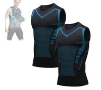 Nuvraa V2 Compression Vest, V Boost Shape Wear Shirt Men, Feel The Power of Confidence, Energy & Strength (C,L)