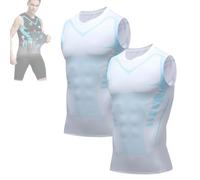 Nuvraa V2 Compression Vest, V Boost Shape Wear Shirt Men, Feel The Power of Confidence, Energy & Strength (A,3XL)