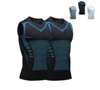 Nuvraa V2 Compression Vest V Boost Shape Wear Shirt Men Sleeveless Compression Tank Top 2025 New Posture Corrector Tank Top (2PCS/A,XXL)