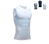 Nuvraa V2 Compression Vest V Boost Shape Wear Shirt Men Sleeveless Compression Tank Top 2025 New Posture Corrector Tank Top (1PCS/B,XL)