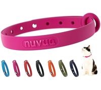 Nuvuq Comfortable, Soft and Light Cat Collar with Breakaway Snap Button (Raspberry Pink)