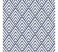 NuWallpaper NU1701 Deep Arrowhead Decal - Blue