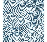 Nuwallpaper Nus3562 Saybrook Peel & Stick Wallpaper, Navy