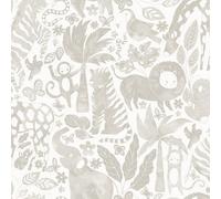 Nuwallpaper Nus4852 Sweet Safari Peel & Stick Wallpaper, Taupe