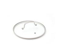 Nuwave 1.5QT Vented Tempered Glass Lid for Saucepan, Oven Safe up to 350F, Dishwasher Safe, Shatter-Resistant, Easy to Clean, Stainless-Steel Handle and Rim, Klar Glas