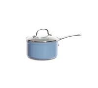 Nuwave Healthy Duralon Blue Ceramic Nonstick 1,4L Saucepan in Cozy Blue, Diamond Infused Scratch-Resistant, PFAS Free, Dishwasher & Oven Safe, Induction Ready & Evenly Heats, Stay-Cool Handle