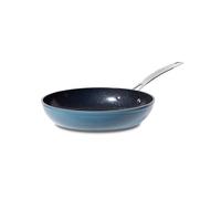 Nuwave Healthy Duralon Blue Ceramic Nonstick 20cm Fry Pan in Cozy Blue, Diamond Infused Scratch-Resistant, PFAS Free, Dishwasher & Oven Safe, Induction Ready & Evenly Heats, Stay-Cool Handle