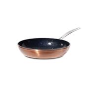Nuwave Healthy Duralon Blue Ceramic Nonstick 24cm Fry Pan in Rustic Copper, Diamond Infused Scratch-Resistant, PFAS Free, Dishwasher & Oven Safe, Induction Ready & Evenly Heats, Stay-Cool Handle