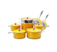 Nuwave Lux 13-Piece Premium Cookware Collection, Healthy G10 Duralon Blue Ceramic Nonstick, Ultra Durable, PFAS-Free, Lightweight & Works on All Cooktops