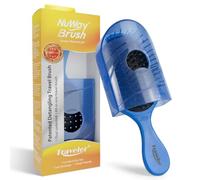 NuWay 4HAIR Traveler U.S. and International Patented Travel Brush (Dark Blue)