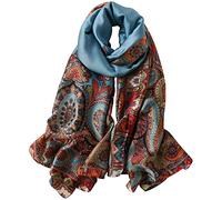 NUWEERIR Womens Large Scarf Long Satin Scarf Fashion Designer Scarf Lightweight Wraps, 65, One Size