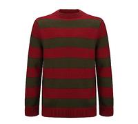 NUWIND Freddy Krueger Striped Sweater Knitted Jumper Nightmare on Elm Street Adult Cosplay Costume (New Version, S)