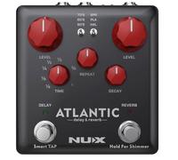 NUX Atlantic Multi Delay and Reverb Effect Pedal with Inside Routing and Secondary Reverb Effects