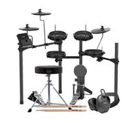 NUX DM-110 Electronic Drum Kit, Headphones, Sticks and Stool