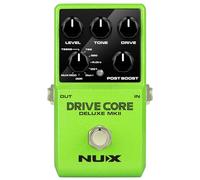 NUX | Drive Core Deluxe MKII Overdrive Pedal - 8 Analog Modes True Bypass, Post Boost, Compact Stompbox - For Electric Guitar, Tube Amp, FX Loop, Pedalboard, Boss, JHS, Analog Drive
