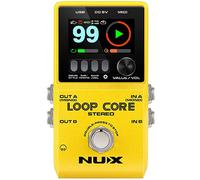 NUX Loop Core Stereo Guitar Looper Pedal, 6 Hours Recording Time, Stereo Audio, MIDI Control, Booth Simulation for Output to Mixer.