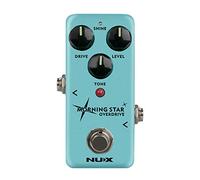 NUX Morning Star Guitar Overdrive Effect Pedal Blues-break Overdrive with an extra Treble touch option,True Bypass or Buffer Bypass