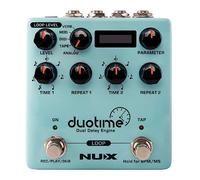 Nux NDD-6 Duotime Dual Delay Effects Pedal,Cyan