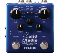 NUX Solid Studio IR & Power Amp Simulator, 8 Cabinets, 8 Mics, 3 Tubes, Classic Style, Model 173.333, Guitar Effect Device