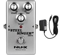 NUX Steel Singer Overdrive Pedal Bundle with Power Supply