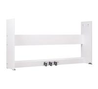NUX | Wooden Digital Piano Stand for NPK-10 & NPK-20 | Sturdy White Keyboard Stand with 3 Pedals | Durable Wooden Piano Stand for Home, Studio & Practice