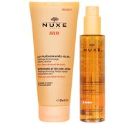 Nuxe - Bundles Duo: Refreshing After-Sun Lotion for Face and Body 200ml & Tanning Sun Oil High Protection for Face & Body SPF50 150ml for Women