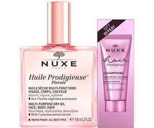 Nuxe Huile-Prodigieuse Huile-ProdigieuseFloral set Huile Prodigieuse Florale 100 ml + Hair Prodigieux Le Shampoo Brillance Miroir 30 ml