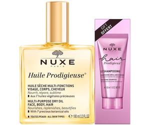 Nuxe Huile-Prodigieuse Huile-ProdigieuseHuile Prodigieuse Set Huile Prodigieuse 100 ml + Hair Prodigieux Le Shampoo Brillance Miroir 30 ml