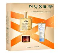 Nuxe Les Iconiques Beauty Routine Set Face And Body With 3 Products