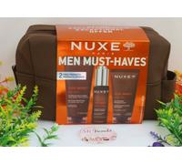 NUXE MENs [BOOST]3 Must-Have Trio 180ml: Shower Gel, Serum, Moisturizer BNWT
