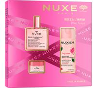 Nuxe Facial-care Very-RosePink Fever Set Huile Prodigieuse Florale 50 ml + Very Rose 3-in-1 Soothing Micellar Cleansing Water 100 ml + Very Rose Lip Balm 15 g