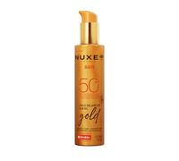 Nuxe Sun Gold Tanning Sun Oil SPF50 150ml, Protective Sun Oil, Shields Face & Body from UVA/UVB & Blue Light, Prevents Dark Spots & Signs of Ageing, Water-Resistant Formula