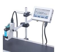 Nuxyyds 12.7/25.4mm Commercial Portable Small Printer Inkjet Coder, Intelligent Assembly Line Coding Machine, In Line Inkjet Coder for Barcode Batch Number Code Date Logo QR Code 12.7mm