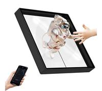 Nuxyyds 3D Hologram Fan, Hologram Fan Projector Advertising Displayer with WiFi App, 3D LED Hologram Fan Display Animation Video Projector, for Advertising, Exhibition, Store, Bar 45cm