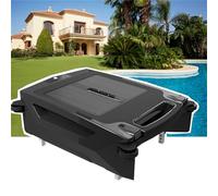 Nuxyyds Automatic Robotic Pool Cleaner Portable Pool Skimmer Solar Powered Pool Vacuum Smart Pool Cleaner with Self-Parking & Auto-Turn Cleaning area 100㎡