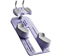 Nuxyyds Exercise Crawler Machine, Spine Twist and Stretch Trainer, Core Abdominal Workout Trainer with Adjustable Height & Digital Timer, for Full-Body Workout Purple