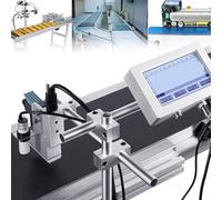 Nuxyyds Online Coding Machine, Small Intelligent Assembly Line Coding Machine, Date Coding Machine, Production Date Bottle Cap Label QR Code Inkjet Printer 12.7mm