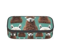 NUYFVG Alpaca Llama Print Special Pencil Case,Large Capacity,Can Hold Pens,Pencils and Small Accessories