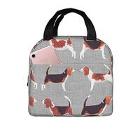 NUYFVG Beagle Patterns Printed Insulated Lunch Bag Cooler Tote Bag for Men Women - Waterproof Lunch Organizer for Picnic/Work/School/Travel