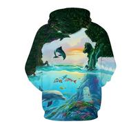 NUYFVG Beautiful Dream Undersea World Hoodie Men's Clothing Unisex 3D Printing Fun Jacket Loose and Comfortable Clothing Tops