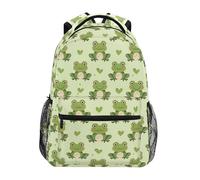 NUYFVG Children's Backpack, Schoolbag Frog Large Capacity Students Bookbag Rucksack Knapsack for Boys Girls Adults Teen